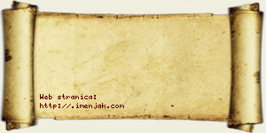 Jakov Srdanović vizit kartica